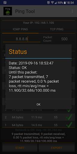 Ping tool: ICMP - TCP ping screenshot 3