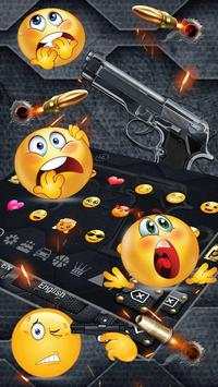 Gun and Bullet Keyboard Theme screenshot 3