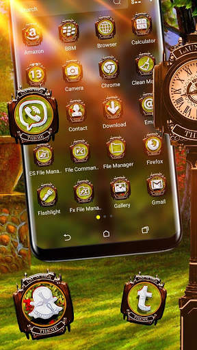 Garden Clock Theme Launcher screenshot 2