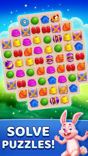 Match 3 Pet Games - Pet Fever screenshot 1