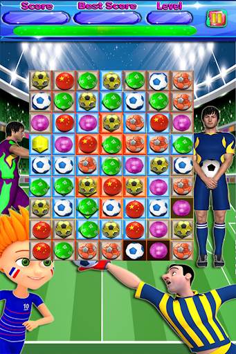 Nyata Sepak bola teki Ledakan-harta Pertandingan 3 screenshot 3