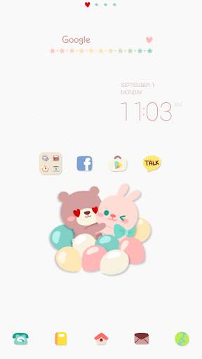 Love is dodol launcher theme screenshot 1
