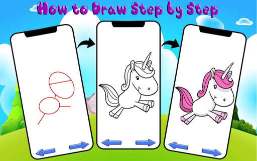 How to Draw Unicorn - Learn Drawing screenshot 2