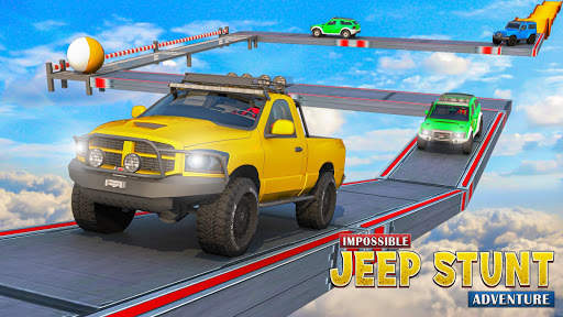Impossible Jeep Stunt Game: 4x4 Jeep Driving 3D screenshot 1