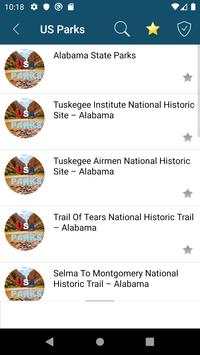 USA Parks, Monuments & Historical Sites screenshot 3