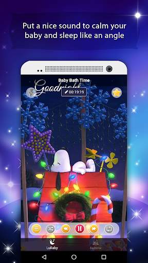 Lullaby for babies, white noise offline & free screenshot 4
