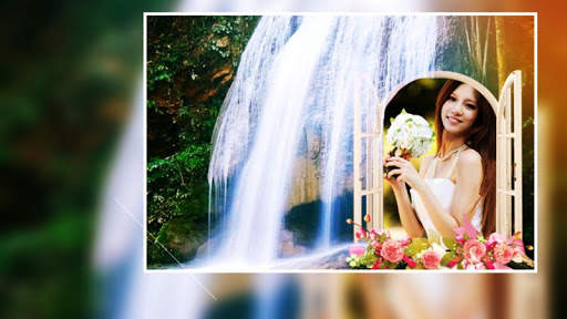 Beautiful Waterfall Photo Frames Greeting Cards screenshot 7