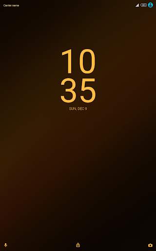 Galaxy S9 orange | Xperia™ Theme 10 تصوير الشاشة