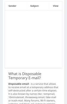 Temp Mail - Disposable Temporary Email скриншот 3