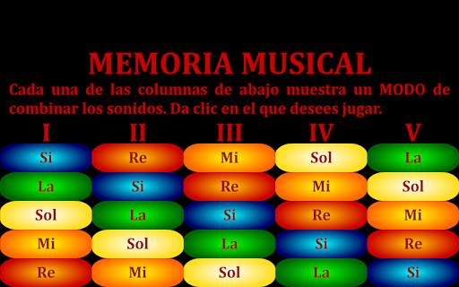 Memoria Musical screenshot 1