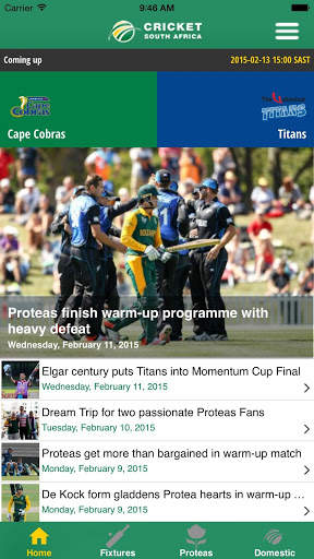 Cricket South Africa screenshot 1
