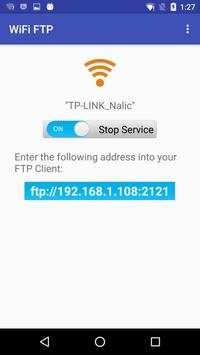 WiFi FTP (WiFi File Transfer) screenshot 1
