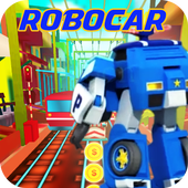Police Car Robot Poli Adventure icon