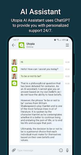 Utopia — Pribadong Messenger screenshot 3