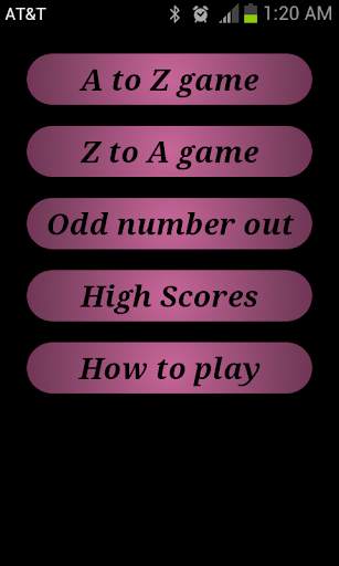 Touch A to Z Game screenshot 1
