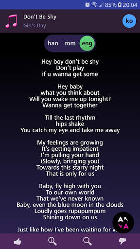 Lyrics for Girl's Day (Offline) screenshot 2