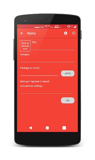 Settings Editor 6 تصوير الشاشة