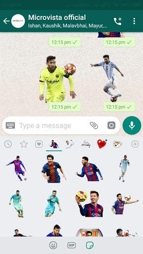 Messi Stickers For WhatsApp screenshot 5