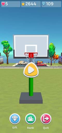 Basketball 3D Shooting screenshot 1