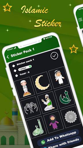 Islamic Stickers : WAStickerApps screenshot 3