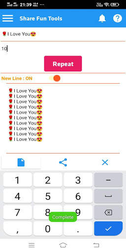 Share Fun Tools : Create Your Text Stylish screenshot 3