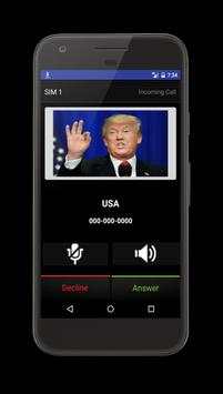 President Fake Call App Free screenshot 1