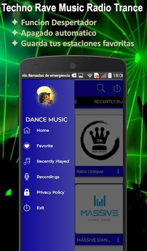 Techno Rave Music Radio Trance screenshot 5