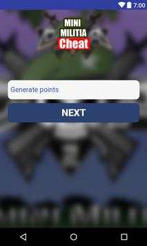 Cheat Mini militia free bullets and points prank screenshot 2