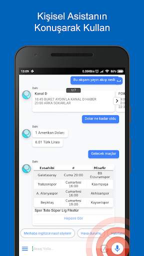 Dahi Asistan - Türkçe Sanal Mobil Asistan screenshot 2