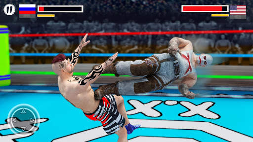 オフラインレスリングゲーム：GYMトレーナーは格闘ゲーム screenshot 1