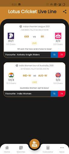Lotus Cricket Live Line screenshot 3