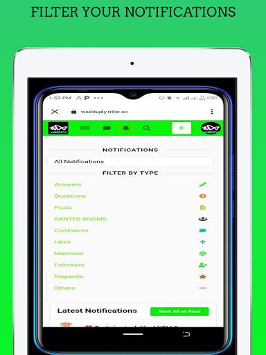 WADDUPLY: SOCIAL MEDIA FOR  FOOTBALL FANS screenshot 12