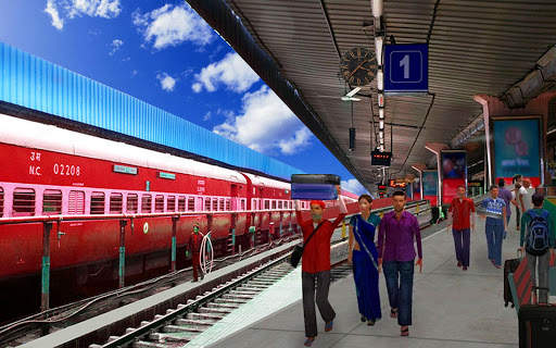 Indian Train Simulator 2018 Train Driving Games 3D screenshot 1