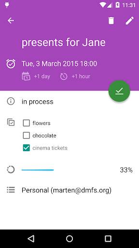 OpenTasks 6 تصوير الشاشة