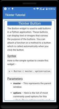 Tkinter Tutorial скриншот 4