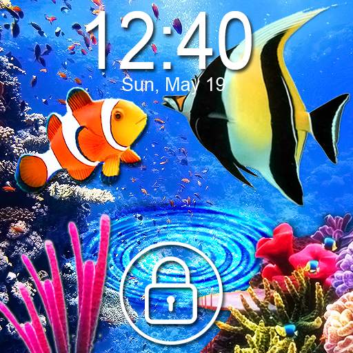Fish Lock Screen Live Wallpaper 1.5