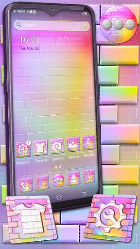 Colorful Bricks Launcher Theme screenshot 5
