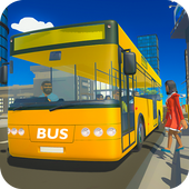 Passenger Bus City Coach Parking Simulator icon