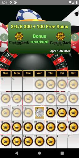 Gambling Calendar screenshot 2