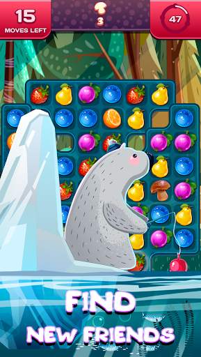 Match 3 Saga - Fruits Crush Adventure screenshot 5