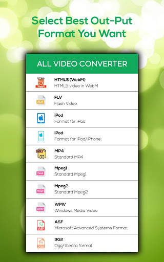 All Video Converter – AVI, MKV, FLV, M4V, 3GP, MOV screenshot 4