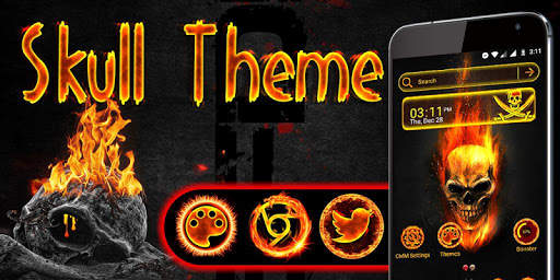 Skull Launcher Theme screenshot 2