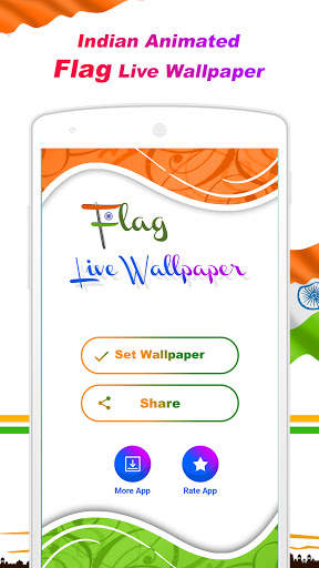 Indian Flag Live Wallpaper screenshot 4