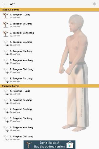 Taekwondo Forms (Sponsored) screenshot 17