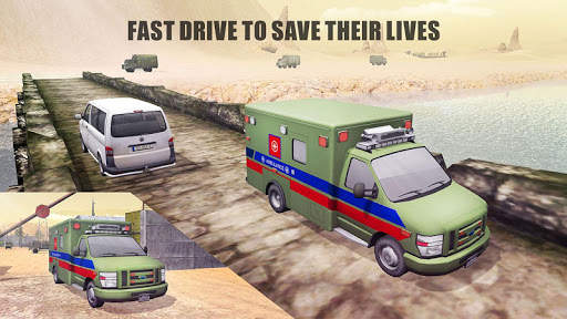 US Army Ambulance Rescue Game. screenshot 3