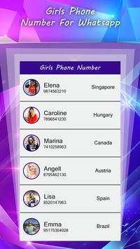 Worldwide Girls Phone Numbers For WhatsApp screenshot 1