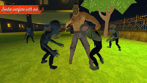 Zombie killing with Axe screenshot 3