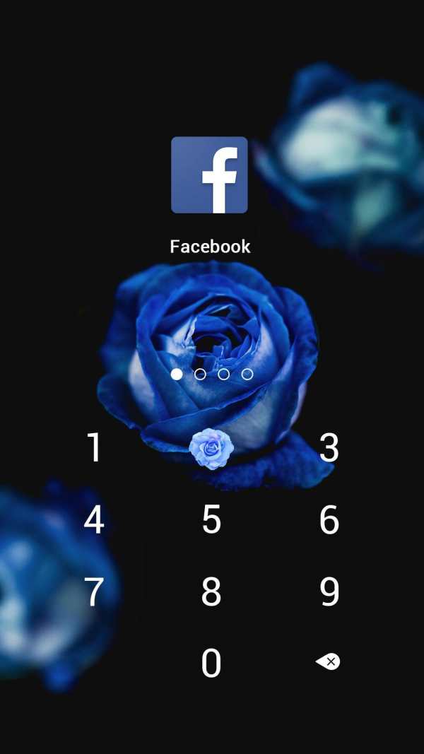 Blue Rose Theme – AppLock screenshot 2