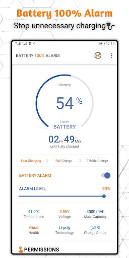 Battery 100% Alarm screenshot 1