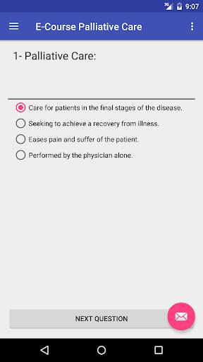 Dr Bushnaq Palliative Course screenshot 2